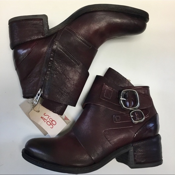 NWT A.S.98 Olin Ankle boots textured leather (40) 10 - Picture 2 of 14